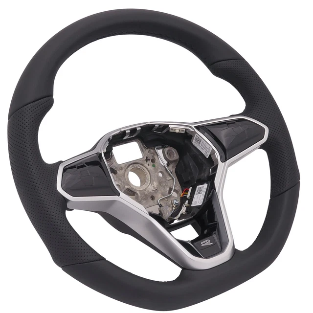 R LINE MULTI Function Steering Wheel VW Golf 8 VIII Touch Mfa Leather