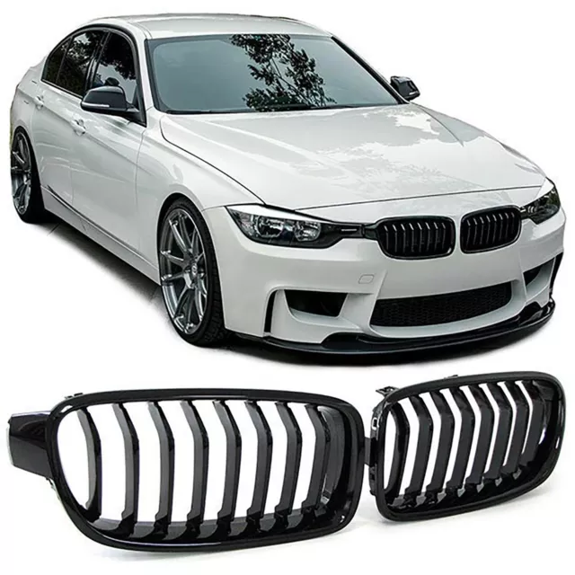 Sport Kühlergrill Performance Schwarz Glanz passend für BMW 3er F30 F31 11-19