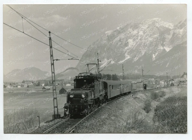 PE Foto Eisenbahn ÖBB BBÖ E-Lok 1189.07 bei Stainach-Irdning 10.4.1976 (A736)