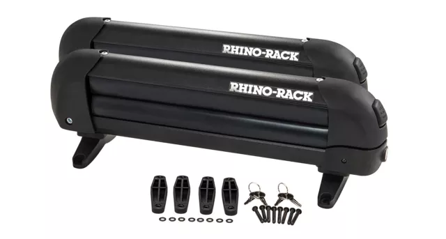 Rhino Rack Ski Arms Brand New Locking 3 Pair Horizontal Brand New $259 Freepost