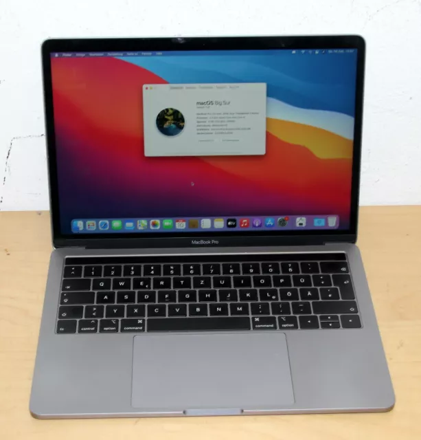 Apple Macbook Pro A1989 2018 13,3 " Intel i5 1,40Ghz 8GB 256 GB SSD Touchbar