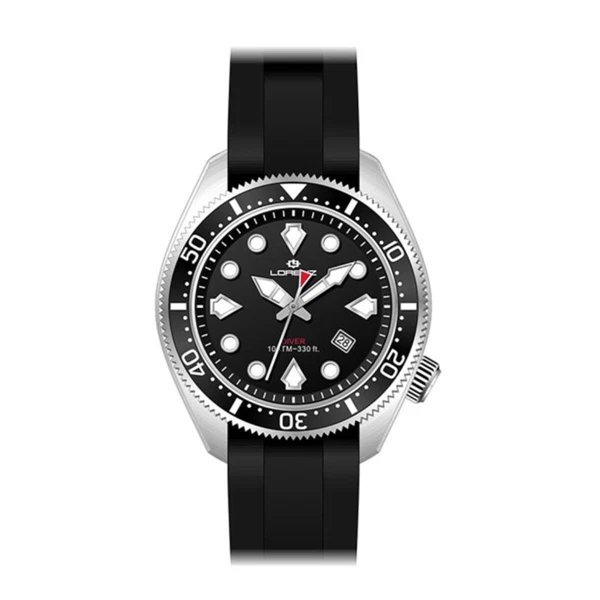 RORIOS Orologio da Uomo Luminoso Analogico al Quarzo con Cinturino in Acciaio Inox - Impermeabile