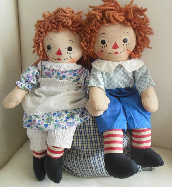 Combinaison Bébé Raggedy Andy Vintage - Occasion Très Bon état - Gris - Vêtement Bébé Garçon