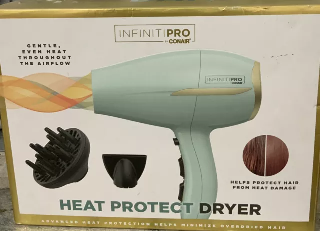 ⚡️Conair InfinitiPRO Heat Protect Hair Dryer - 1875 Watt 🆕Open Box