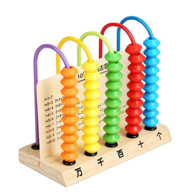 2X Abacus En Plastique Abacus Arithmétique Outil De Calcul Pour Enfants 17 Chiffres~p81030844