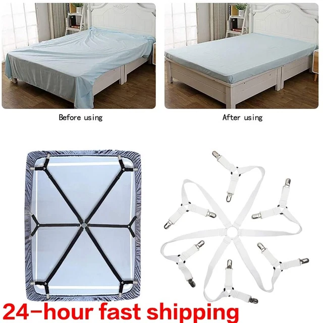 Sangles De Couverture Cheval – Lot De 4 Élastiques Réglables Avec Clips Double Extrémité – Fixation Sûre & Confortable