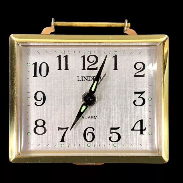 PARTS ONLY Japan Linden Travel Alarm Clock Works NO CASE