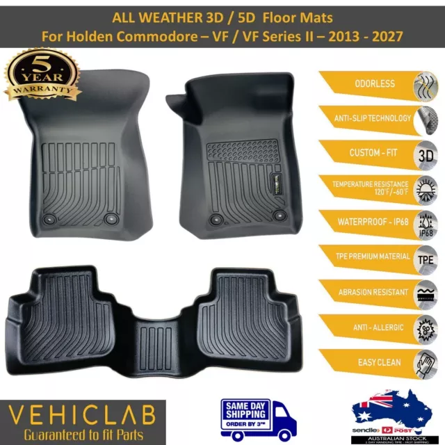 Ve commodore rubber floor mats deals