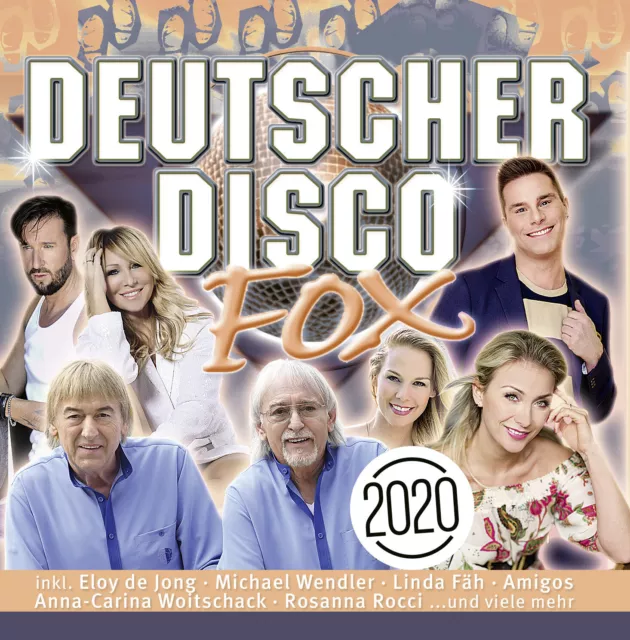 CD Deutscher Disco Fox 2020 De Varios Artistas 2CDs