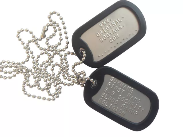 Marchi di riconoscimento US Dog Tags esercito marchio cane lucido tag USA stampa gratuita!