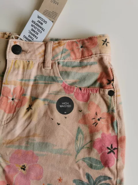 Pantaloncini Marks and Spencer puro cotone stampa hawaiana mamma adatta ragazza età 11-12 anni 3