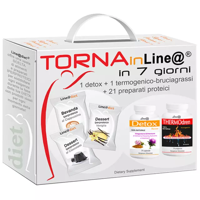 Kit DIETA PROTEICA TORNAinLine@ 7gg! Alimenti Proteici Brucia grassi kit:DOLCE3
