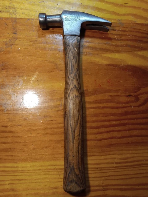 Vintage TRUE TEMPER Kelly Perfect 16R Claw Hammer Original Handle NICE