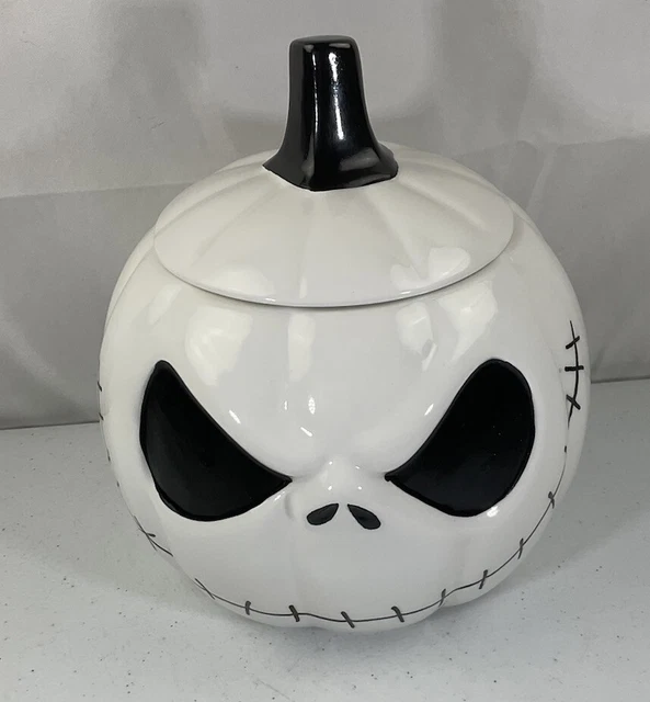 DISNEY JACK SKELLINGTON Pumpkin Nightmare Before Christmas Cookie Jar