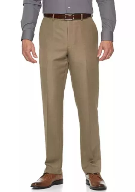 Croft & Barrow Men's Easy-Care Classic-Fit Flat-Front Pants