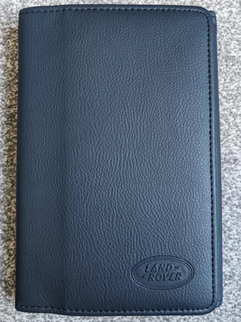 Land Rover Handbook Owners Manual Wallet Range Sport Discovery Velar Defender