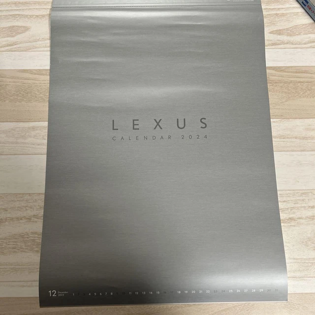 2024 LEXUS CALENDAR Wall Hanging 58.89 PicClick