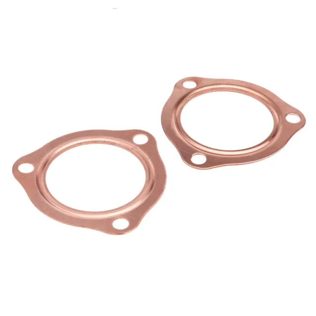 1 Pair Exhaust Collector Gasket Copper Exhaust Gaskets Collector Gaskets