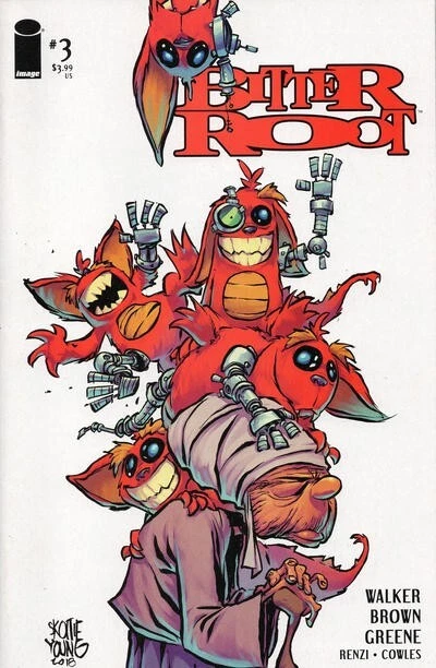 Image Bitter Root #3 Comic 1St Print Skottie Young Variant