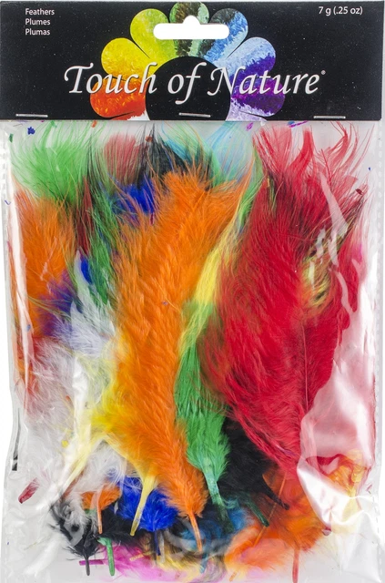 Plumas planas de pavo surtido de 7 g -MD38061