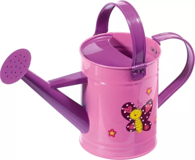 Annaffiatoio Kids Garden Rosa In Metallo 21 Cm Stocker