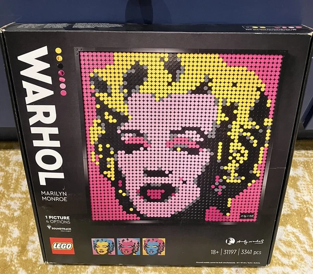 LEGO 31197 ART Andy Warhol Marilyn Monroe Set Brand New And Sealed £109 ...