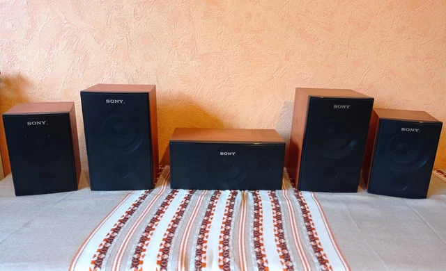 Paire D'Enceintes Compactes Sony PG10 - Idéal Home Cinéma Ou Hi-Fi - Occasion