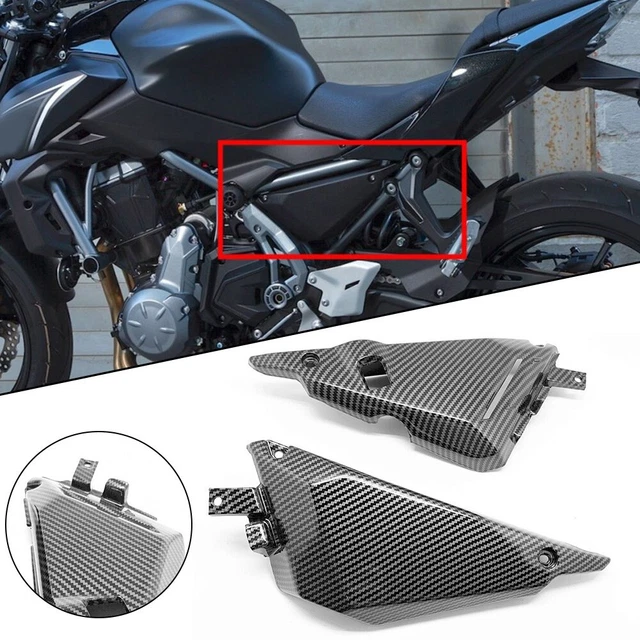 Couvercle Interrupteur Allumage Fibre Carbone KUNGKIC Pour BMW X5 E70/X6 E71 - Décoratif Noir