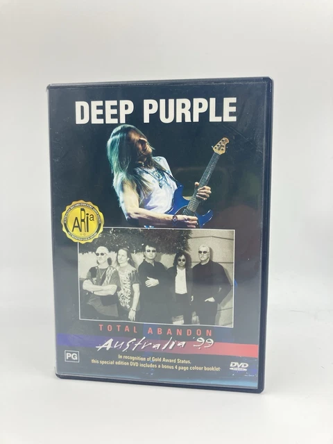 Total Abandon: Live in Australia [DVD](中古品) DEEP PURPLE TOTAL Abandon Australia '99 DVD BRAND NEW/SEALED