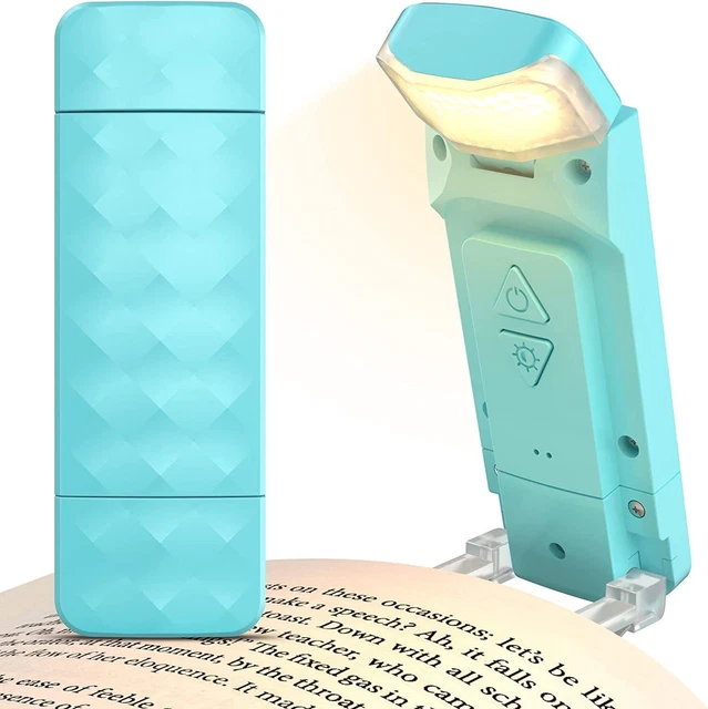 USB Rechargeable LED Clip-on Reading Light Eye-care  Timer Book Lovers & Kids