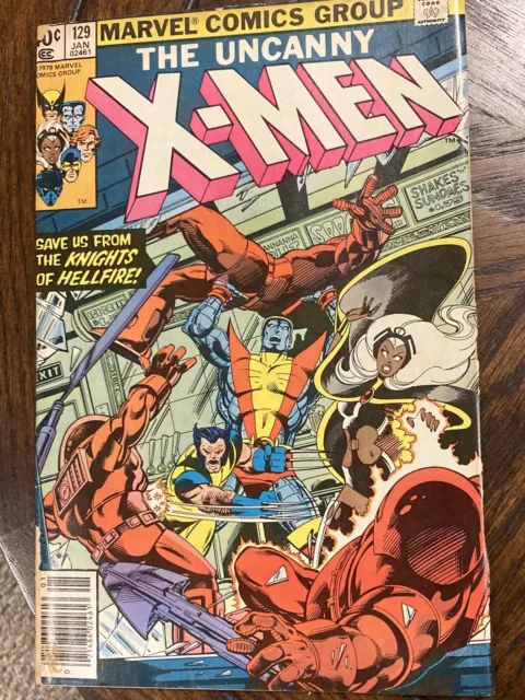 MARVEL COMICS UNCANNY KEY X-MEN 129 1st Kitty Pryde White Queen Emmy Frost