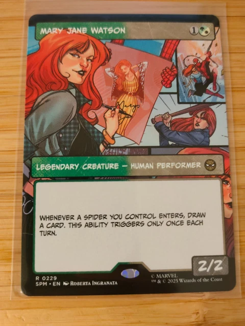 MARY JANE WATSON Borderless Art 0229 Marvel's Spider-Man SPM NM MTG 5.45 -  PicClick UK