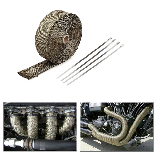 HEAT INSULATED TAPE Downpipe Wrap Exhaust Motorbike Wrap 31.91