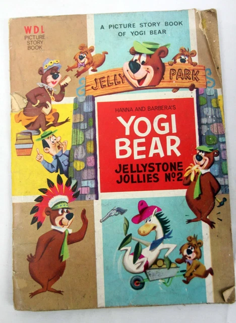 YOGI BEAR COMIC story book Jellystone Jollies Number 2 1960s very poor ...
