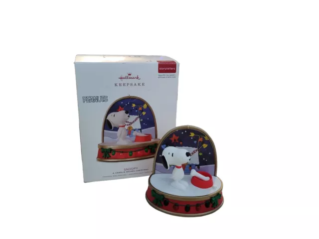 Hallmark Keepsake PEANUTS STORYTELLERS A Charlie Brown Christmas SNOOPY Ornament