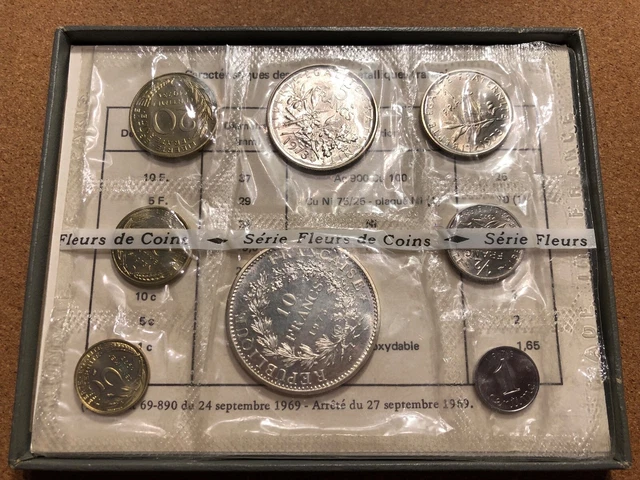 pièces "Fleurs de Coins" série 1973