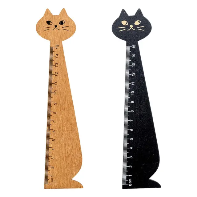 Stationery Ruler Cute Ruler School Supplies Adorable Cat Shaped Ruler Style