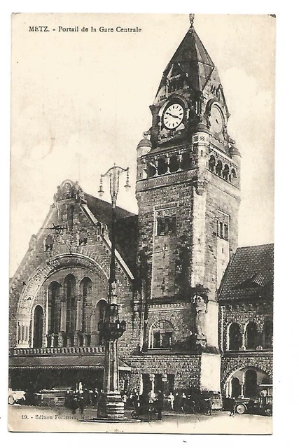 57  Metz   Portail De La Gare Centrale