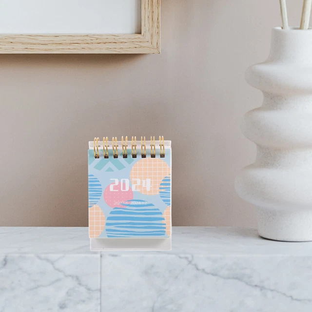 2024 DESKTOP SMALL Desk Calendar Flipped Calendar for Office Desk Table