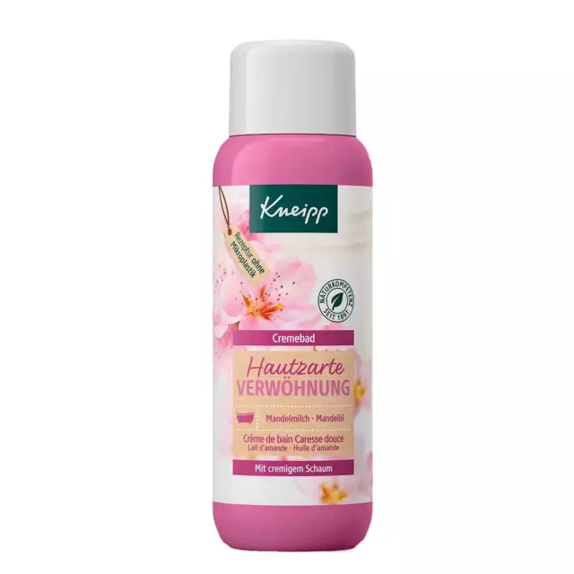 400ml Kneipp Cremebad Hautzarte Verwöhnung Mandelmilch Mandelöl Baden Dusche