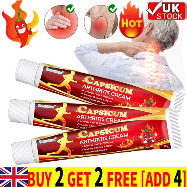 Capsicum Arthritis Cream Hot Rheumatoid Arthritis Joint Knee Pain Relief Cream!!