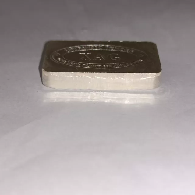 XAG Ounce 1 Oz Silver Cast Bullion Bar Investment Ingot Rare Cheap Collectable