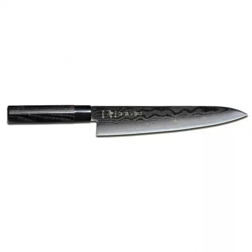 Tojiro Kochmesser sehr groß 27 cm SIPPU Black Damast FD-1596