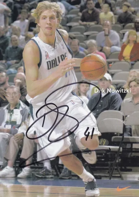 Autogramm Basketball | 2000er Nike | Dirk NOWITZKI (Dallas Mavericks)
