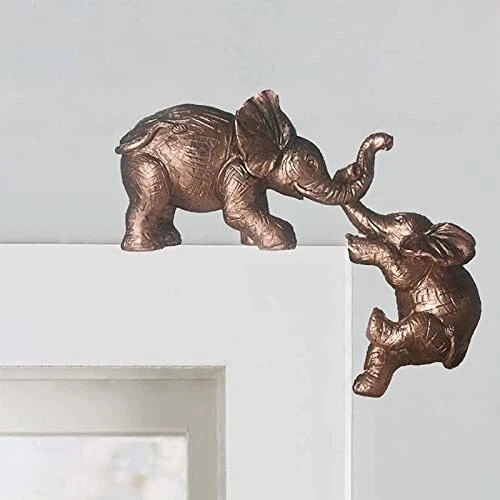 Elephant Figurines Elephant Statue Home Decor Resin Elephant Sculpture Modern