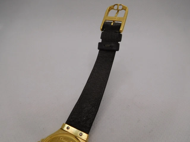 Christian Dior quartz womens watch 18K electroplated(70412-21995) 21