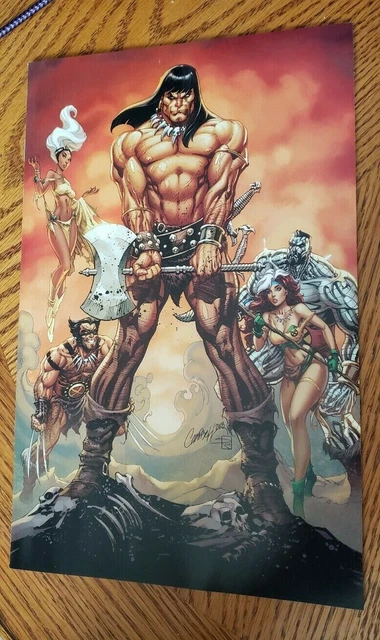 Conan the Barbarian #1 Unknown Comics Exclusive J Scott Campbell Virgin Variant