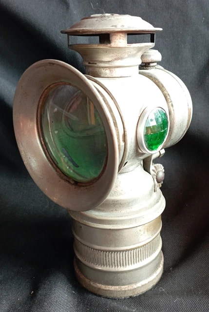 Lampe ancienne de vélo acétylène Phänomen Herm. Riemann (Gebraucht) in