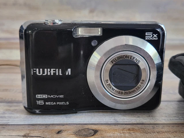 FUJIFILM FINEPIX SERIES AX655 5X Zoom 16MP Digital Camera Black