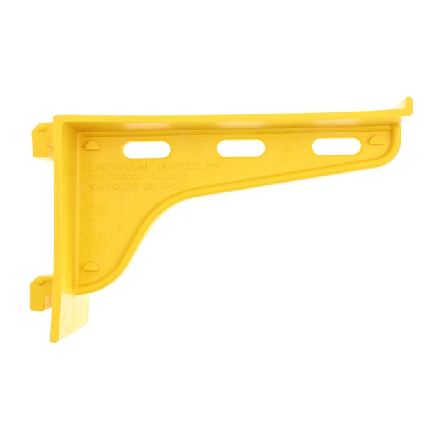 Underground Devices Rao8 Heavy Duty Non-Metallic Arm, 8-Inch, Yellow